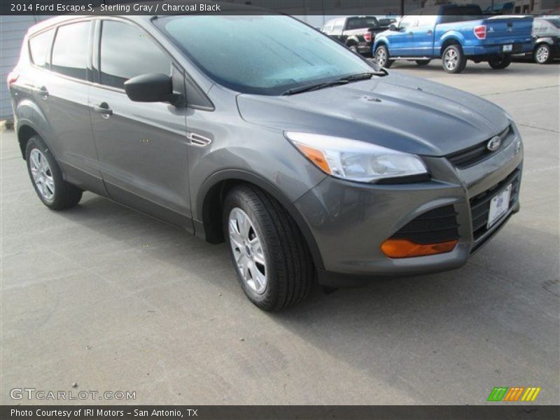 Sterling Gray / Charcoal Black 2014 Ford Escape S