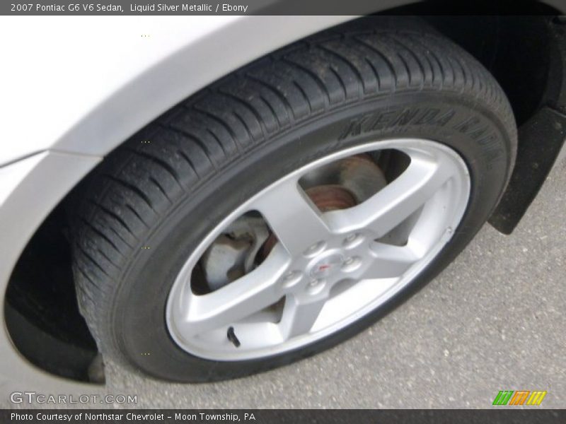 Liquid Silver Metallic / Ebony 2007 Pontiac G6 V6 Sedan
