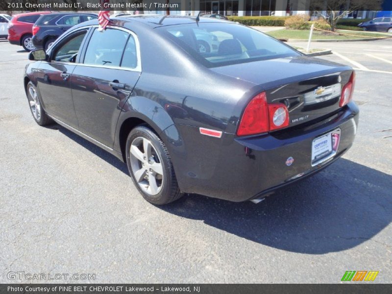 Black Granite Metallic / Titanium 2011 Chevrolet Malibu LT