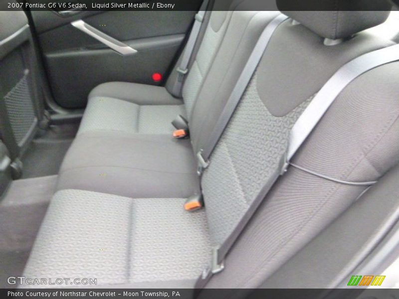 Liquid Silver Metallic / Ebony 2007 Pontiac G6 V6 Sedan
