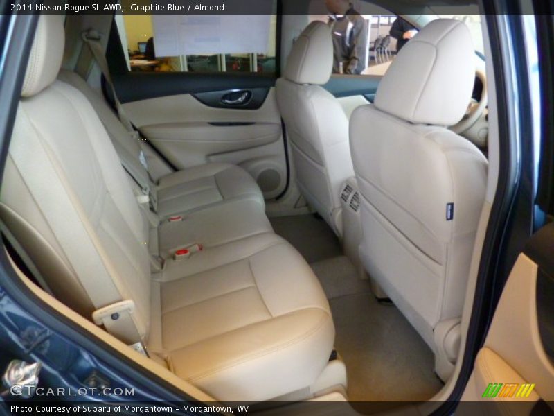 Graphite Blue / Almond 2014 Nissan Rogue SL AWD