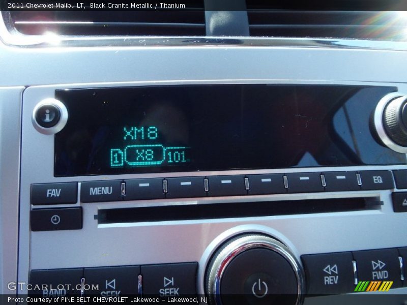 Black Granite Metallic / Titanium 2011 Chevrolet Malibu LT