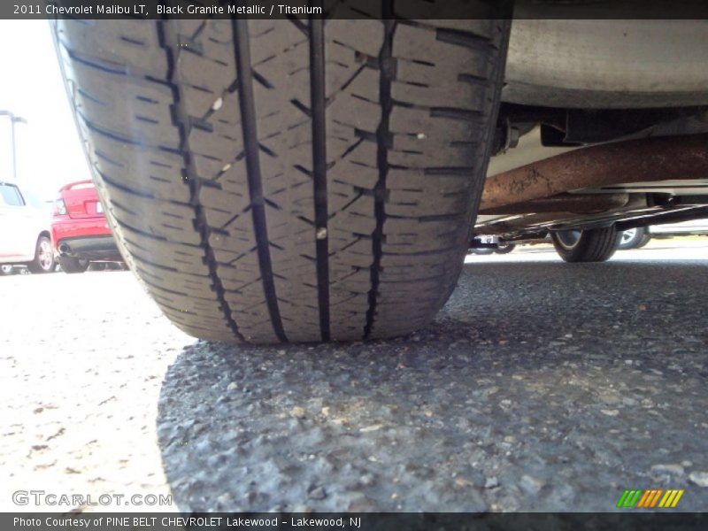 Black Granite Metallic / Titanium 2011 Chevrolet Malibu LT