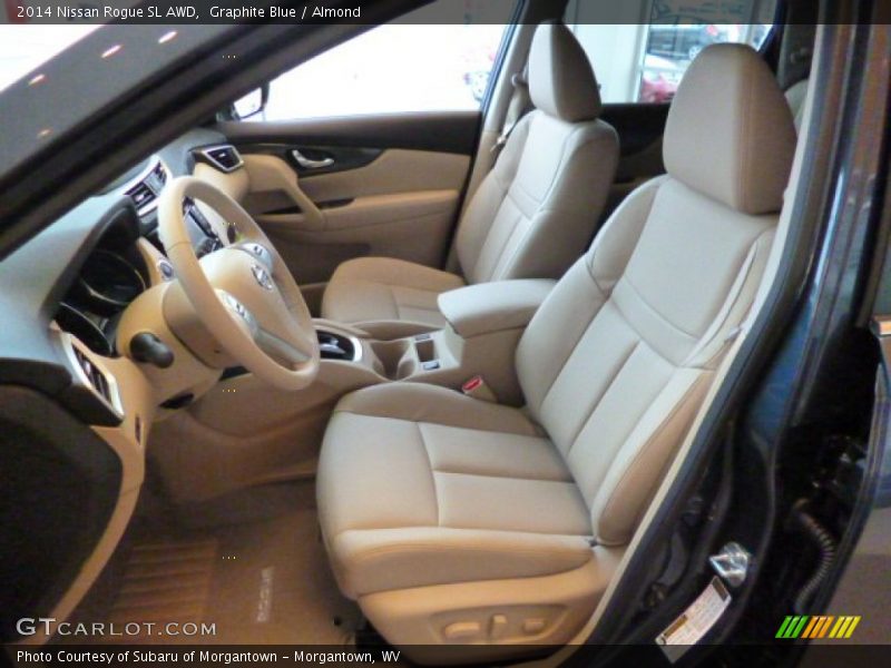 Graphite Blue / Almond 2014 Nissan Rogue SL AWD