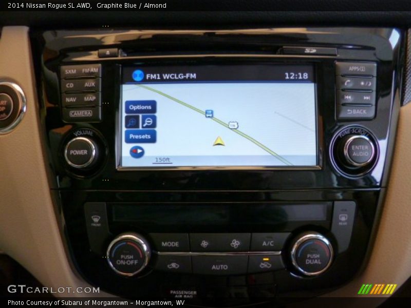 Graphite Blue / Almond 2014 Nissan Rogue SL AWD