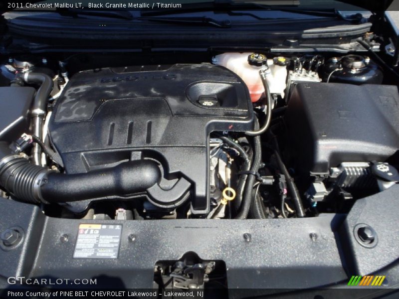 Black Granite Metallic / Titanium 2011 Chevrolet Malibu LT