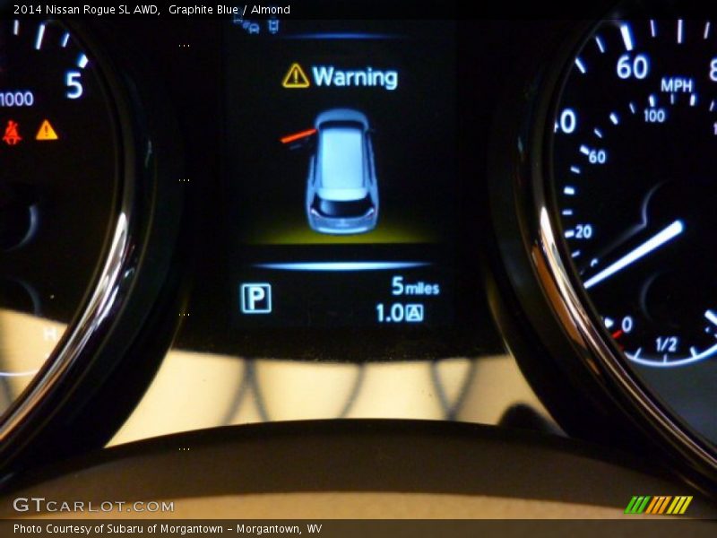 Graphite Blue / Almond 2014 Nissan Rogue SL AWD