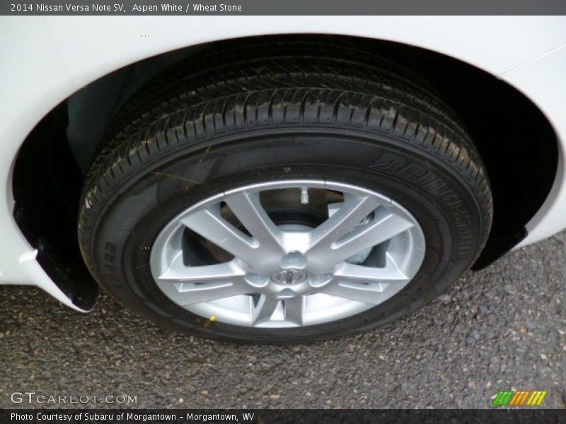 Aspen White / Wheat Stone 2014 Nissan Versa Note SV