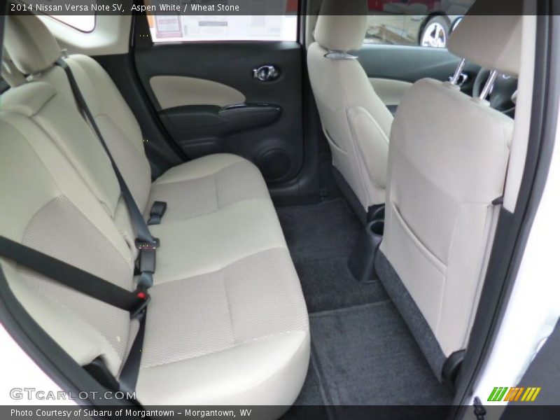 Aspen White / Wheat Stone 2014 Nissan Versa Note SV