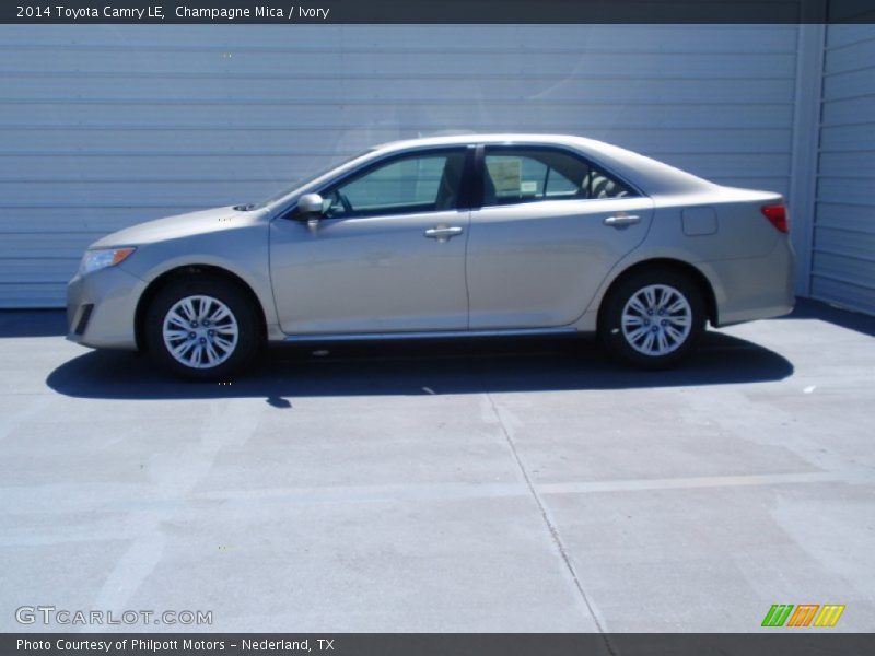 Champagne Mica / Ivory 2014 Toyota Camry LE