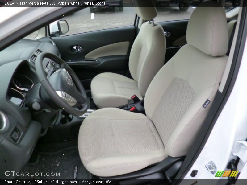 Aspen White / Wheat Stone 2014 Nissan Versa Note SV