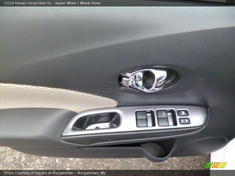 Aspen White / Wheat Stone 2014 Nissan Versa Note SV