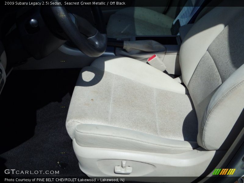 Seacrest Green Metallic / Off Black 2009 Subaru Legacy 2.5i Sedan
