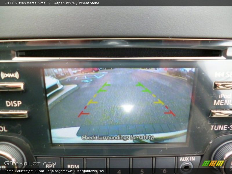 Aspen White / Wheat Stone 2014 Nissan Versa Note SV