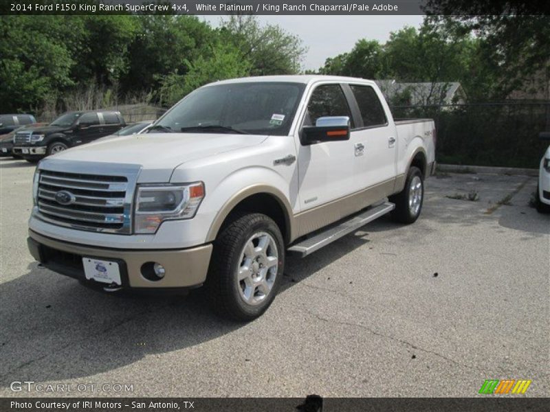 White Platinum / King Ranch Chaparral/Pale Adobe 2014 Ford F150 King Ranch SuperCrew 4x4