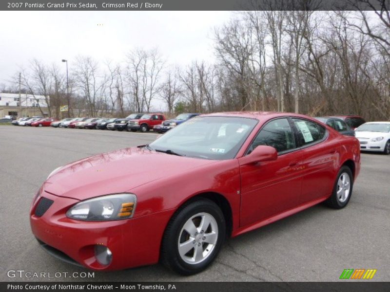 Crimson Red / Ebony 2007 Pontiac Grand Prix Sedan