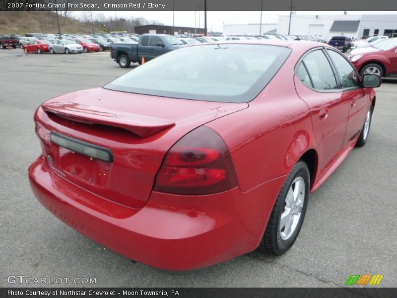 Crimson Red / Ebony 2007 Pontiac Grand Prix Sedan