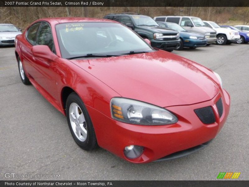 Crimson Red / Ebony 2007 Pontiac Grand Prix Sedan