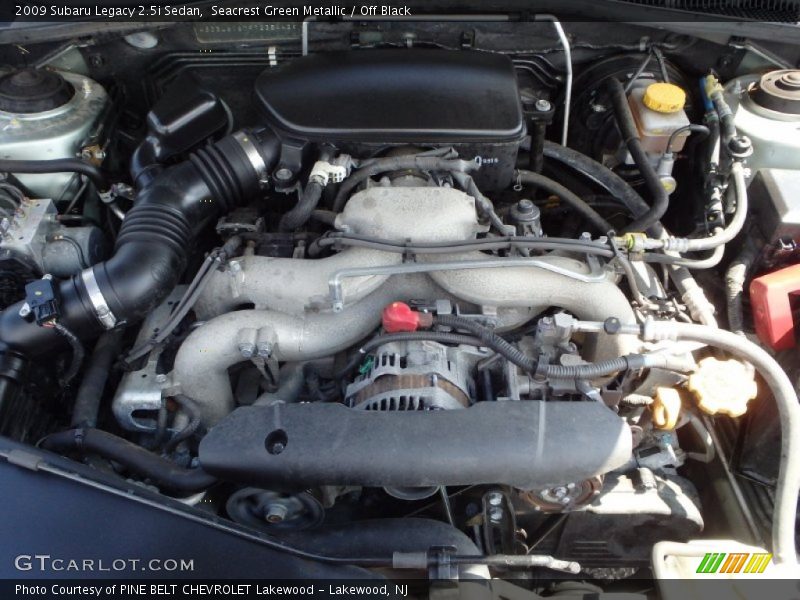  2009 Legacy 2.5i Sedan Engine - 2.5 Liter SOHC 16-Valve VVT Flat 4 Cylinder