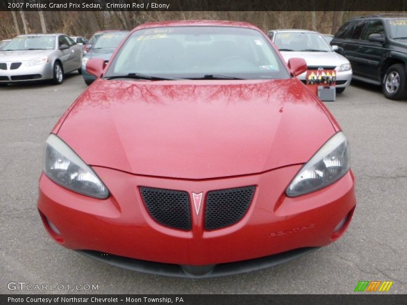 Crimson Red / Ebony 2007 Pontiac Grand Prix Sedan