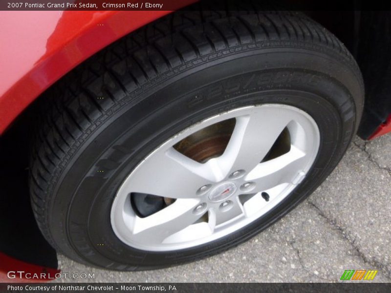 Crimson Red / Ebony 2007 Pontiac Grand Prix Sedan