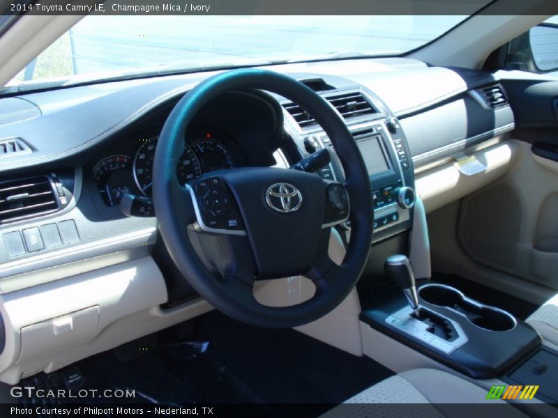 Champagne Mica / Ivory 2014 Toyota Camry LE