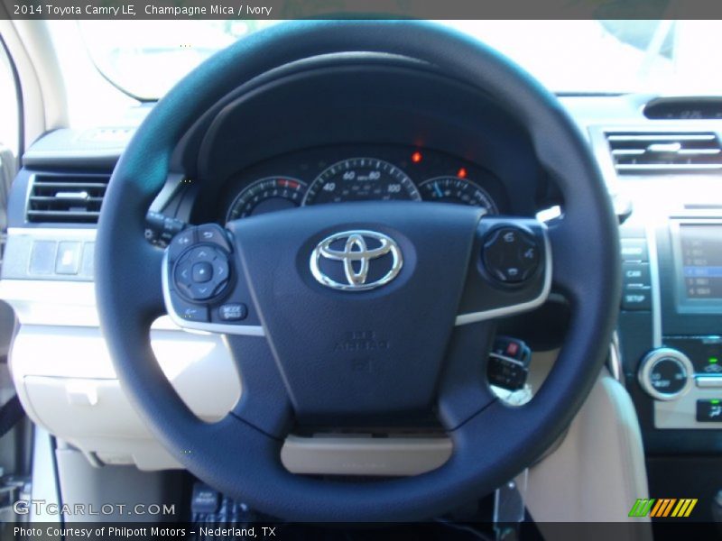 Champagne Mica / Ivory 2014 Toyota Camry LE