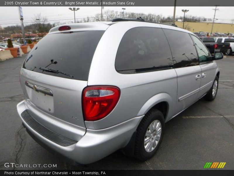Bright Silver Metallic / Medium Slate Gray 2005 Chrysler Town & Country LX