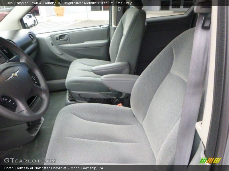 Bright Silver Metallic / Medium Slate Gray 2005 Chrysler Town & Country LX