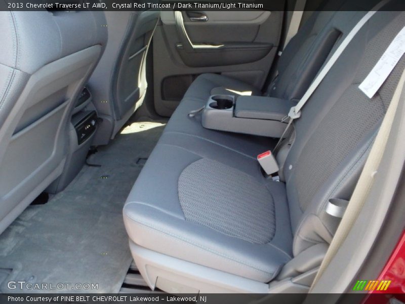 Crystal Red Tintcoat / Dark Titanium/Light Titanium 2013 Chevrolet Traverse LT AWD