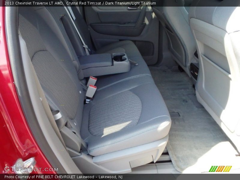 Crystal Red Tintcoat / Dark Titanium/Light Titanium 2013 Chevrolet Traverse LT AWD