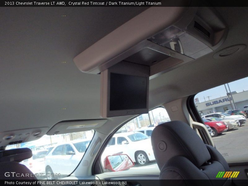 Crystal Red Tintcoat / Dark Titanium/Light Titanium 2013 Chevrolet Traverse LT AWD
