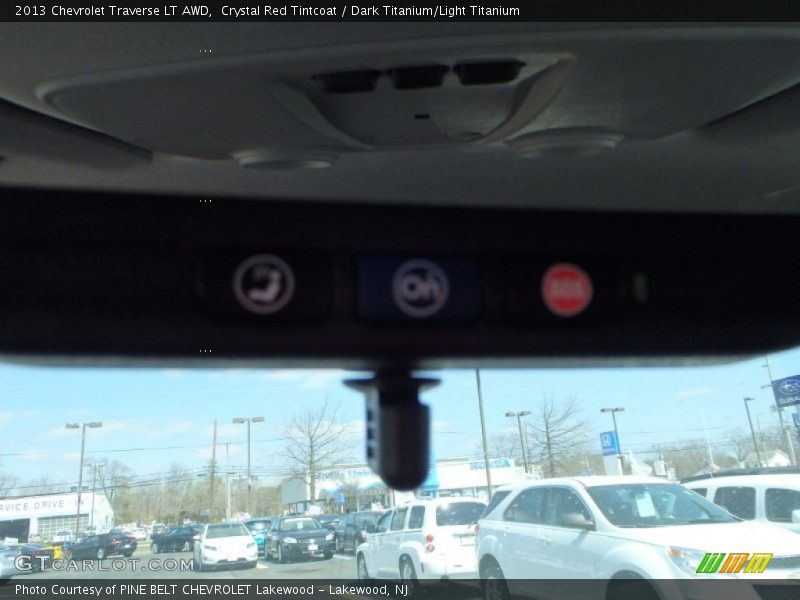 Crystal Red Tintcoat / Dark Titanium/Light Titanium 2013 Chevrolet Traverse LT AWD