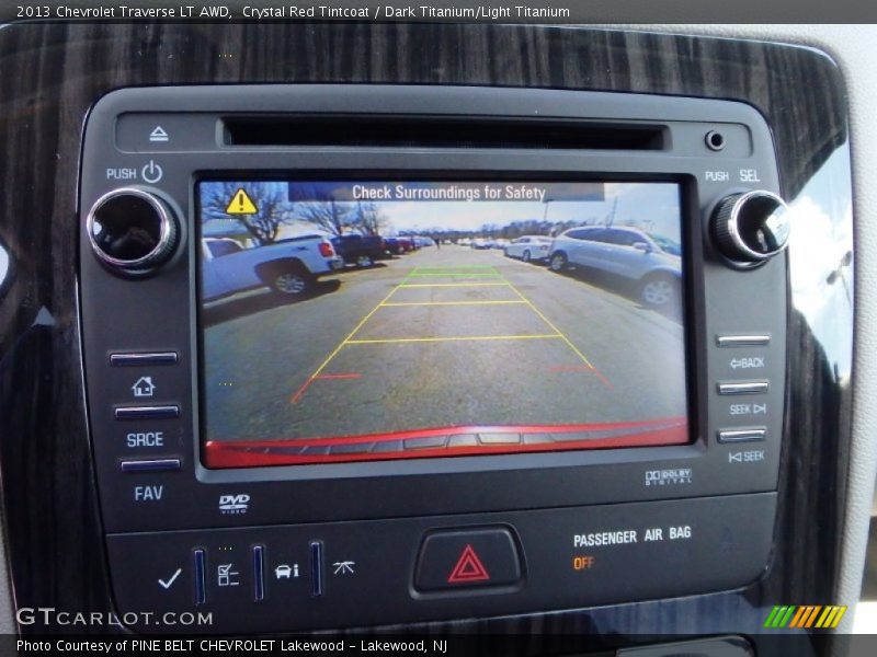 Crystal Red Tintcoat / Dark Titanium/Light Titanium 2013 Chevrolet Traverse LT AWD