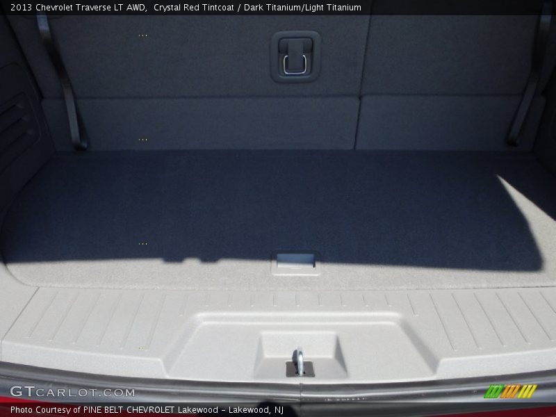 Crystal Red Tintcoat / Dark Titanium/Light Titanium 2013 Chevrolet Traverse LT AWD