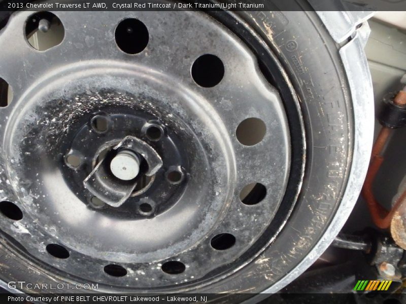 Crystal Red Tintcoat / Dark Titanium/Light Titanium 2013 Chevrolet Traverse LT AWD