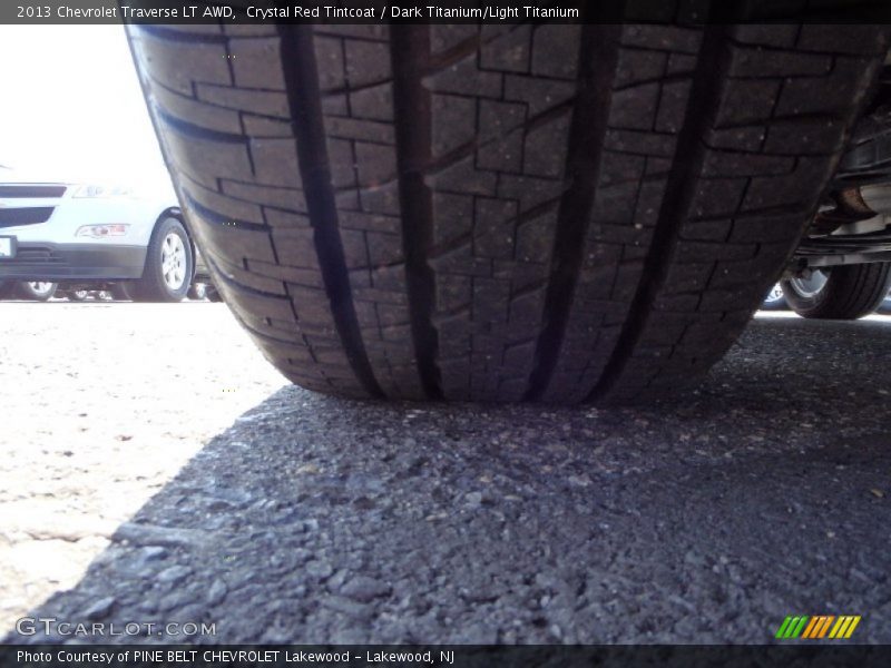 Crystal Red Tintcoat / Dark Titanium/Light Titanium 2013 Chevrolet Traverse LT AWD