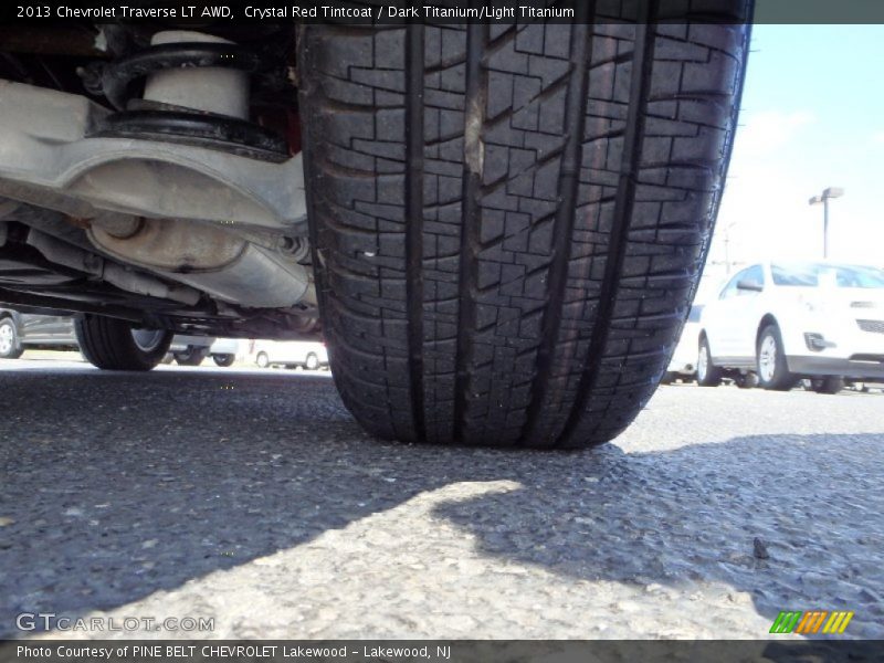 Crystal Red Tintcoat / Dark Titanium/Light Titanium 2013 Chevrolet Traverse LT AWD