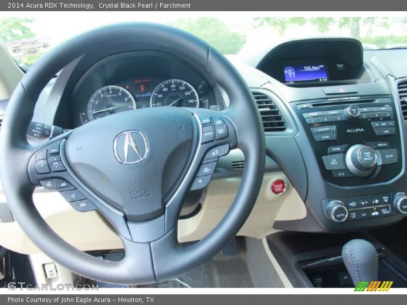 Crystal Black Pearl / Parchment 2014 Acura RDX Technology