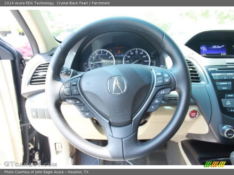 Crystal Black Pearl / Parchment 2014 Acura RDX Technology