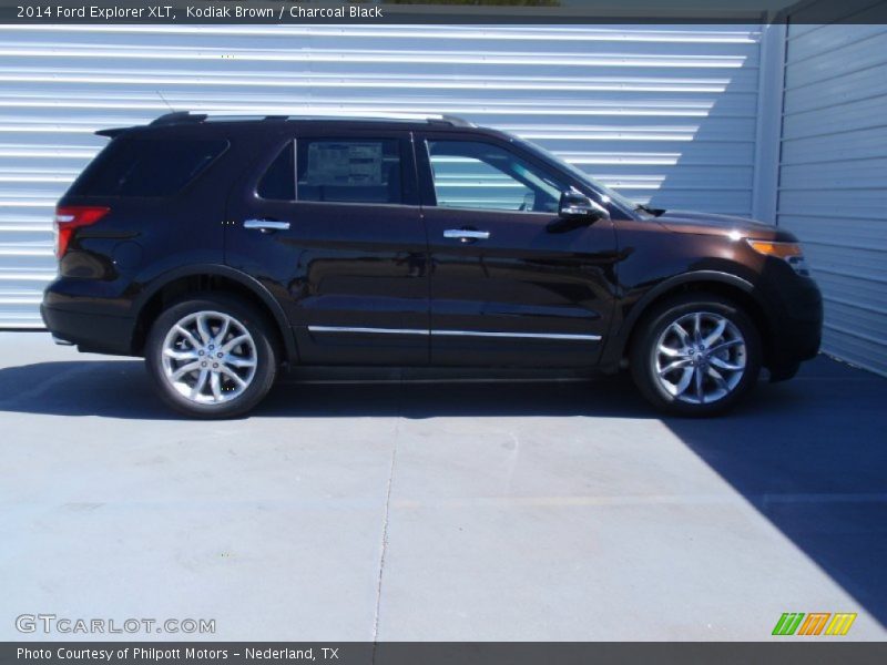 Kodiak Brown / Charcoal Black 2014 Ford Explorer XLT