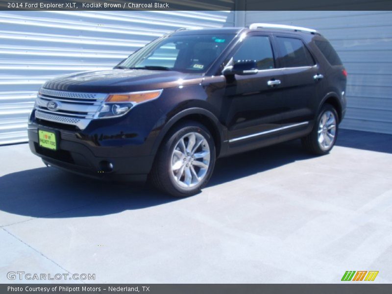 Kodiak Brown / Charcoal Black 2014 Ford Explorer XLT