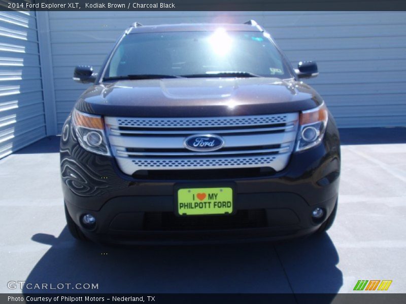 Kodiak Brown / Charcoal Black 2014 Ford Explorer XLT
