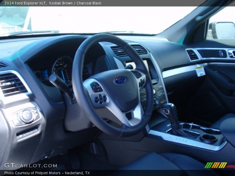Kodiak Brown / Charcoal Black 2014 Ford Explorer XLT