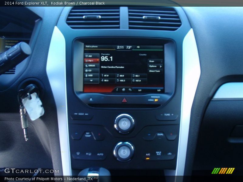 Kodiak Brown / Charcoal Black 2014 Ford Explorer XLT