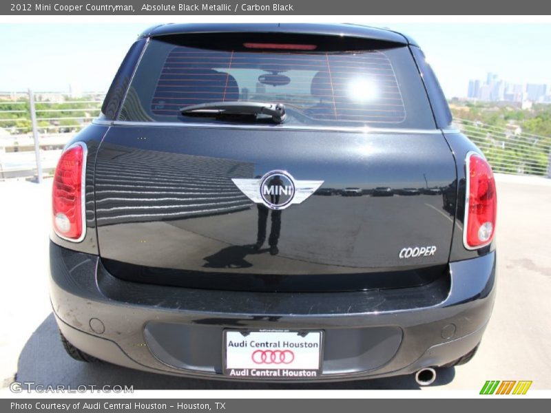 Absolute Black Metallic / Carbon Black 2012 Mini Cooper Countryman