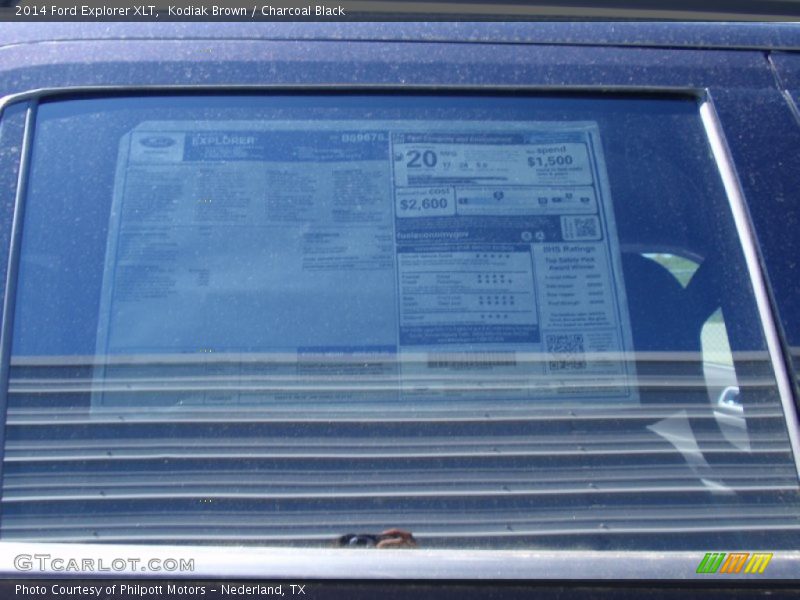 Kodiak Brown / Charcoal Black 2014 Ford Explorer XLT
