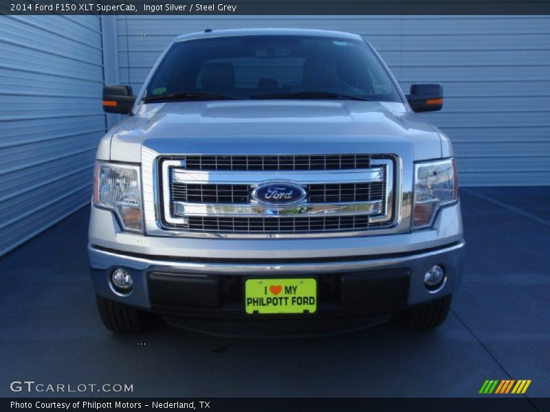 Ingot Silver / Steel Grey 2014 Ford F150 XLT SuperCab