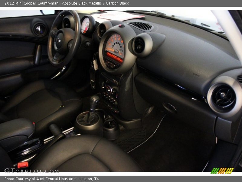 Absolute Black Metallic / Carbon Black 2012 Mini Cooper Countryman