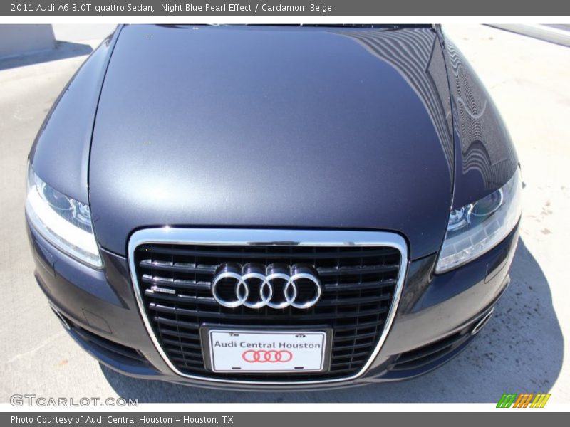 Night Blue Pearl Effect / Cardamom Beige 2011 Audi A6 3.0T quattro Sedan